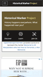 Mobile Screenshot of historicalmarkerproject.com